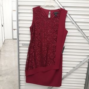 Enfocus Studio Red sleevless after 5 dress size 14